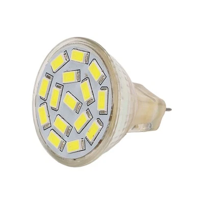 (12V 3W White Light 6000K)6Pcs GU4 LED Bulb 270LM 15LED Energy Saving Light - Image 1 of 4