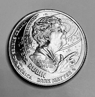 2025 D Vera Rubin Uncirculated Quarter From Mint Roll - Image 1 of 2