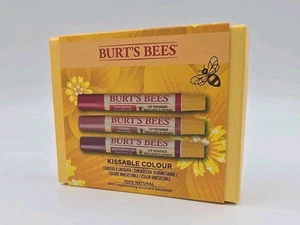 Burt's Bees Lip Shimmers Multipack, Peony, Rhubarb, Watermelon, Kissable Colour - Picture 1 of 6