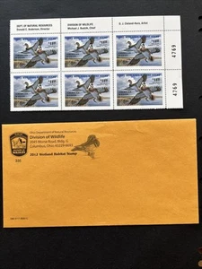 55318 US OH16 1997 Ohio State Duck Stamp MNHOG $11X6 $66 FV + Original Env SP* - Picture 1 of 3