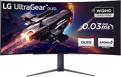 Monitor OLED LG 45GR95QE-B 45 " 3440 x 1440 px OLED - Bild 1 von 4