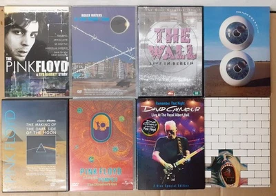 Pink Floyd DVD Bundle (Pompeii Pulse The Wall Berlin Gilmour Waters Barrett) - Image 1 of 4