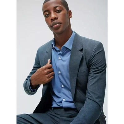 MINISTRY OF SUPPLY Men's Velocity Suit Jacket 42 Blue Notch Lapel Two Button NWT - Image 1 of 4