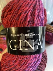 LOT 8 Skeins NEW Plymouth Yarn Gina 100% Wool Multicolor Gradient # 0007 69211 - Picture 1 of 4