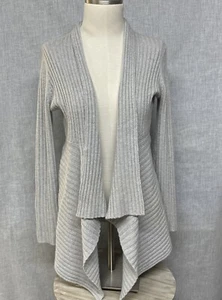 Herbst Kaschmir Damen M Kaschmir Merinomischung Wolle vorne offen Strickjacke Pullover - Bild 1 von 7