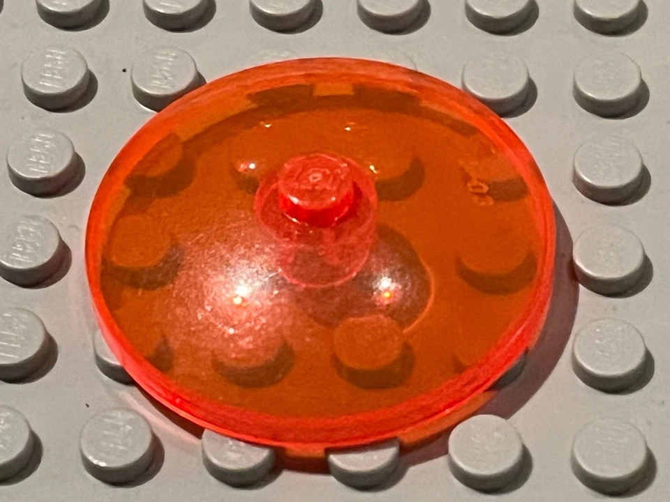LEGO TrNeonOrange Round Dish ref 3960 / set 10019 9320 6834 ... - Photo 1/1