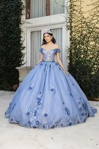 Womens Dresses For Sweet 16 Long Sweetheart Off The Shoulder Ball Gown Plus Size - Picture 1 of 19