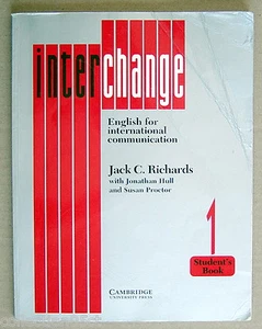 LIVRE DE 1994 POUR L'APPRENTISSAGE DE L'ANGLAIS INTERNATIONAL, INTERCHANGE - Picture 1 of 6
