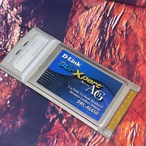 D-Link Air Xpert DWL-A650 PCMCIA Wireless PC Card for Laptop 802.11b - Picture 1 of 10