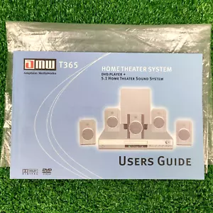 GUÍA DEL USUARIO MANUAL DEL PROPIETARIO para sistema de cine en casa AMPHION AMW-T365 - Imagen 1 de 2