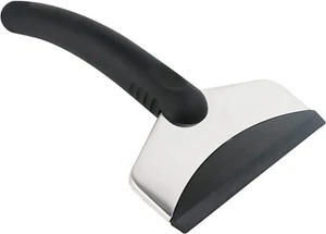 Removedor de nieve chapado en acero inoxidable raspador de hielo para automóvil herramienta Scrpr goma - Imagen 1 de 6