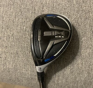LH Left Hand TaylorMade SIM Max 19* 3 Hybrid-Reg UST Mamiya Recoil ES 460 F3 - Picture 1 of 13