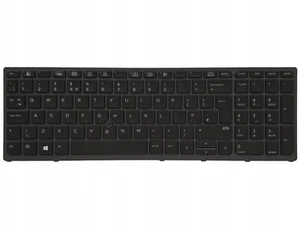 KLAWIATURA HP ZBook 15 G3 15 G4 17 G3 17 G4 podświetlana oryginalna uk - Zdjęcie 1 z 2