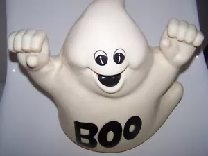 Vintage Blasform Halloween BOO Geist Tischplatte 11" Kunststoff - Bild 1 von 3