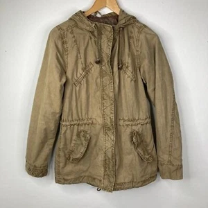 Multiblu Tan Hooded Full Zip Military Utility Cargo Jacket Size EU 36 - Small - Bild 1 von 13