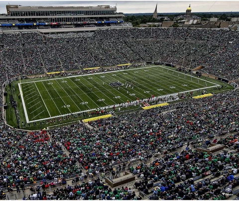 Notre Dame Fighting Irish Unsigned Notre Dame Stadium Photograph Cover