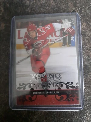 2008-09 Upper Deck Series 1 Young Guns YG Brandon Sutter RC Card# 204 - Image 1 of 2