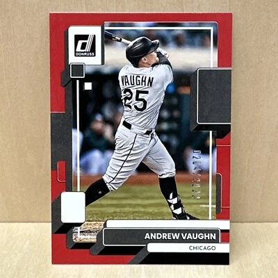 2022 Panini Donruss Red 204/2022 Andrew Vaughn #89 Chicago White Sox - Image 1 of 3
