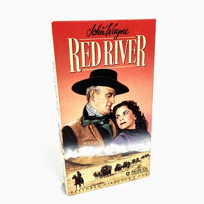 Red River VHS 1994 - VCR Video Tape - Restored Director's Cut - John Wayne - Image 1 of 4