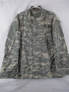 Camicia/cappotto ACU Medio X-Long USGI Digitale Mimetico Cotone/Nylon Ripstop Esercito Combattimento - Foto 1 di 3