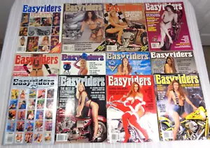 EasyRiders 12 Magazine Lot 1994 1995 1996 Centerfolds Motorcycle Choppers VG! - Foto 1 di 5