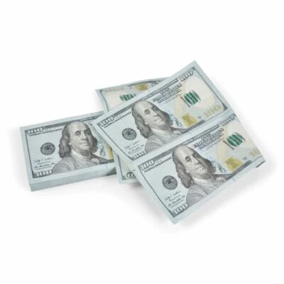 Fred  FILTHY RICH Money Cocktail Napkins Party Set of 12 Gift Idea New - Image 1 of 4
