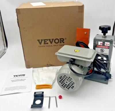 МАШИНА ДЛЯ ЗАЧИСТКИ ПРОВОДОВ VEVOR SMS-025 110 В 60 ГЦ 0,18 КВТ СКОРОСТЬ 100 ОБ/МИН - Изображение 1 из 4