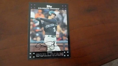 2007 TOPPS # 205 CORY SULLIVAN   BASEBALL CARD - Image 1 of 2