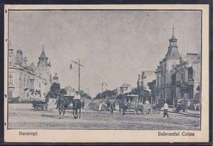 72588) AK Bukarest Bucuresti Bulevardul Coltea Rumänien ca. 1915 - Bild 1 von 2
