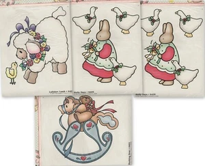 Daisy Kingdom Iron-On Transfers Rocking Bear, Holly Days, Lullaby Lame NIP - Picture 1 of 6