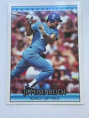 1992 Donruss Baseball Card #297 Jim Eisenreich - Image 1 of 2