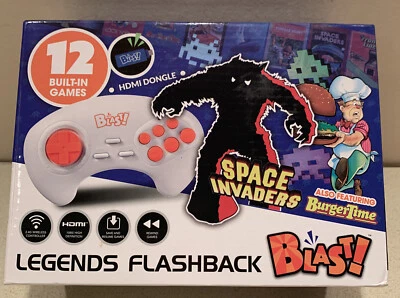 Atgames Legends Flashback Blast! Space Invaders, Burger Time,12 total. Brand New - Image 1 of 2