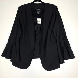 New The Limited Collection Bell Sleeve Open Blazer Women's Plus Size 18W - Picture 1 of 7