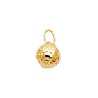 14K Yellow Gold Soccer Ball Pendant For Chain