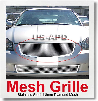 Inserto de rejilla de malla inoxidable para Nissan Altima 05-06 Foto 1 de 2