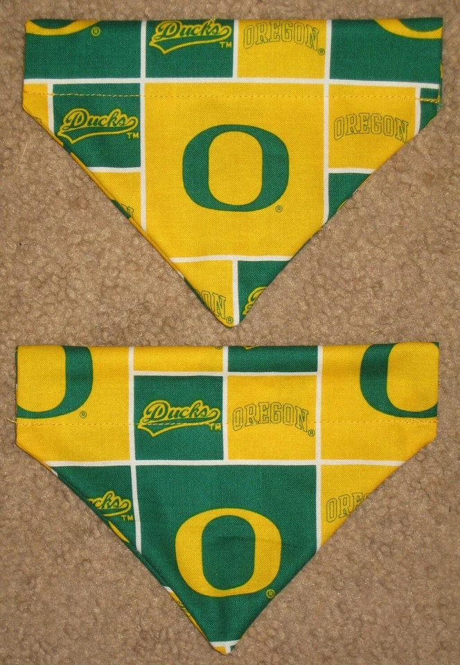 University of Oregon Ducks Dog Bandana - 5 sizes XS - XL - Image 1 of 1