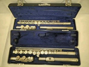 Vintage Sterling Silver DeFord Flute & Gemeinhardt 2SP Flute – Both Playable - Picture 1 of 17