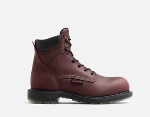 NEU Red Wing 606 SuperSole 2.0 Leder weiche Spitze Herren Arbeitsstiefel US 11-Mahagoni - Bild 1 von 13