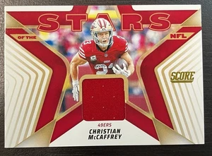 2025 Panini Score Christian McCaffrey Stars of the NFL Jersey #42 49ers - Picture 1 of 2