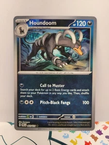 Houndoom Pokeball 063/131 Prismatic Evolutions Holo Pokemon Card COMBINED SHIP - Picture 1 of 3