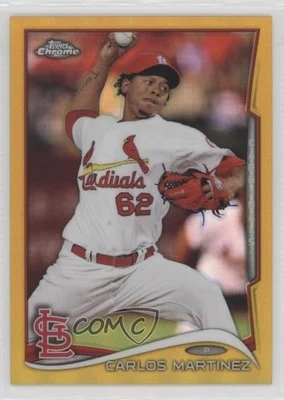 2014 Topps Chrome Gold Refractor /50 Carlos Martinez #54 - Image 1 of 2