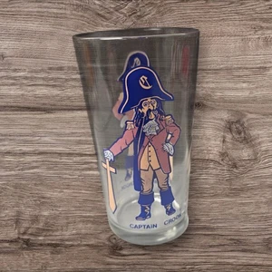 McDonald's 1977 vintage da collezione serie 16 oz. Bicchiere da bere Captain Crook - Foto 1 di 2