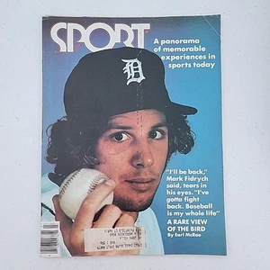 Revista deportiva julio 1977 portada y largometraje Mark Fidrych Detroit Tigers de colección - Imagen 1 de 2