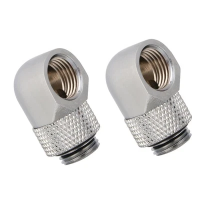  Set of 2 Pc-wasserkühler-adapter Wasserkühlungsarmaturen Wasserrohrverbinder - Bild 1 von 4