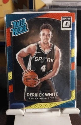 2017-18 Panini Donruss Optic - Rated Rookie Derrick White #172 Red & Yellow (RC) - Image 1 of 2