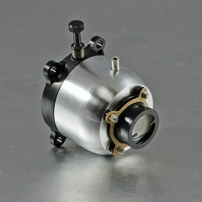 Cox .049 Black Widow Engine Stunt Fuel Tank Conversion .049 8 cc - Silver - Image 1 of 2