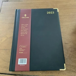 Collins Classic Manager Week to View Planner Diary with Appointments 2023, H219 - Picture 1 of 3