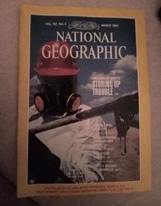 National Geographic Magazine March 1985 Excellent Condition - Picture 1 of 2