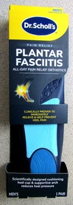 Dr Scholl’s Plantar Fasciitis Pain Relief Insoles All-Day Pain Relieve MENS 8-13 - Picture 1 of 3