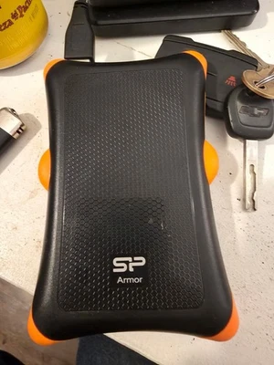 Silicon Power Armor A60 2TB Rugged Portable External Hard Drive Excellent Used - Image 1 of 4